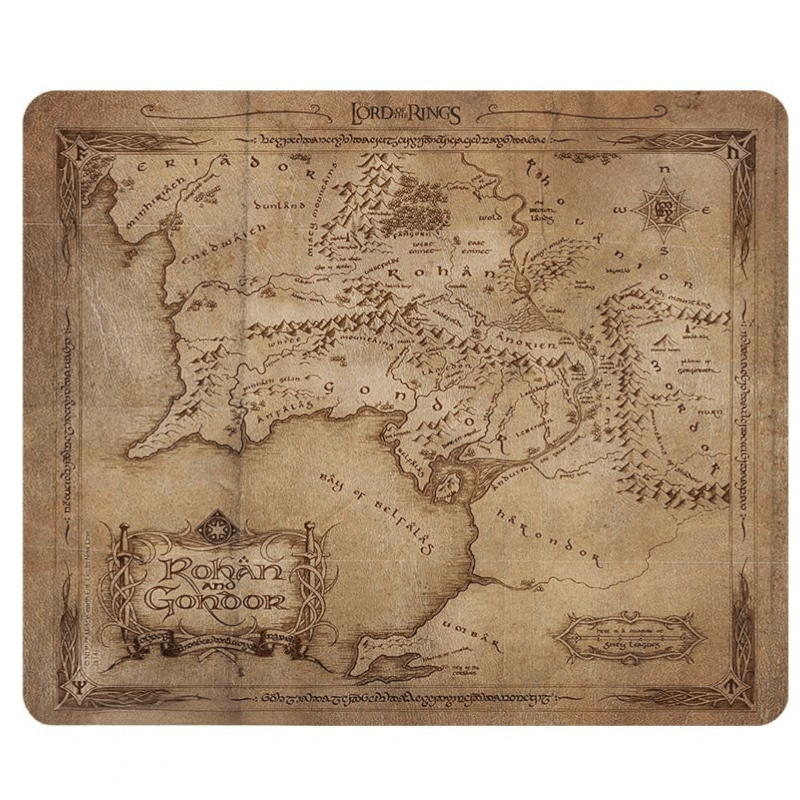 Lord of the Rings muismat Rohan en Gondor kaart - Fans Geek Storeproduct_typeAbysse Corp