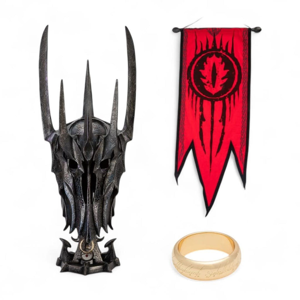 Lord of the Rings Museum Collection Replica 1/1 War Helm of Sauron 76 cm - Fans Geek Store