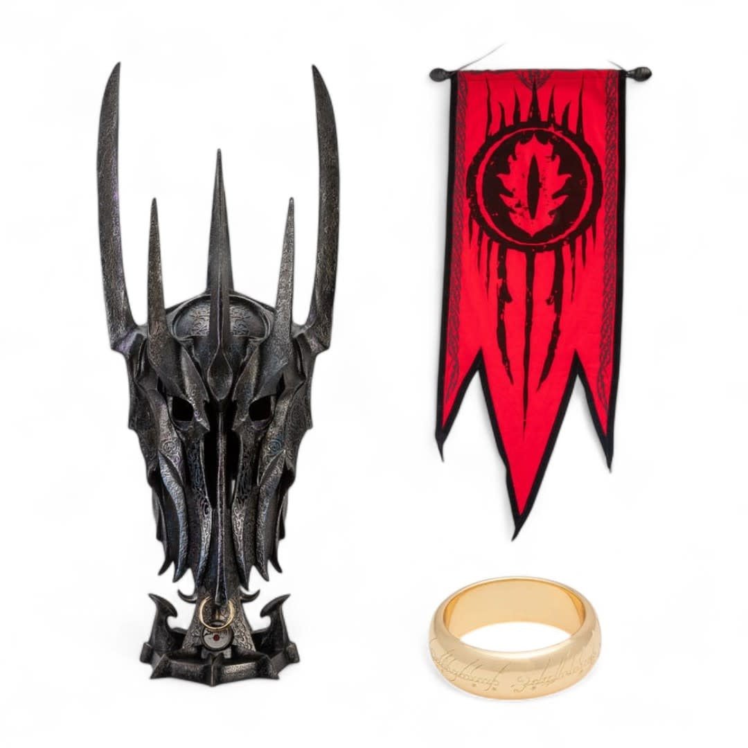 Lord of the Rings Museum Collection Replica 1/1 War Helm of Sauron 76 cm - Fans Geek Store