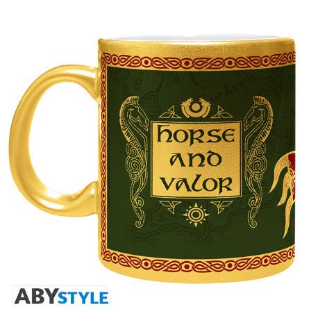 Lord of the Rings Rohan Mok - Keramiek Gouden Finish 320ml - Fans Geek Storeproduct_typeABYstyle