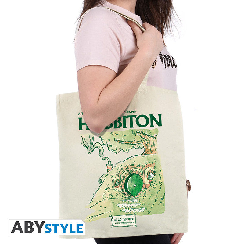 Lord of the Rings Tote Bag Hobbiton ABYstyle Katoen 37x42cm