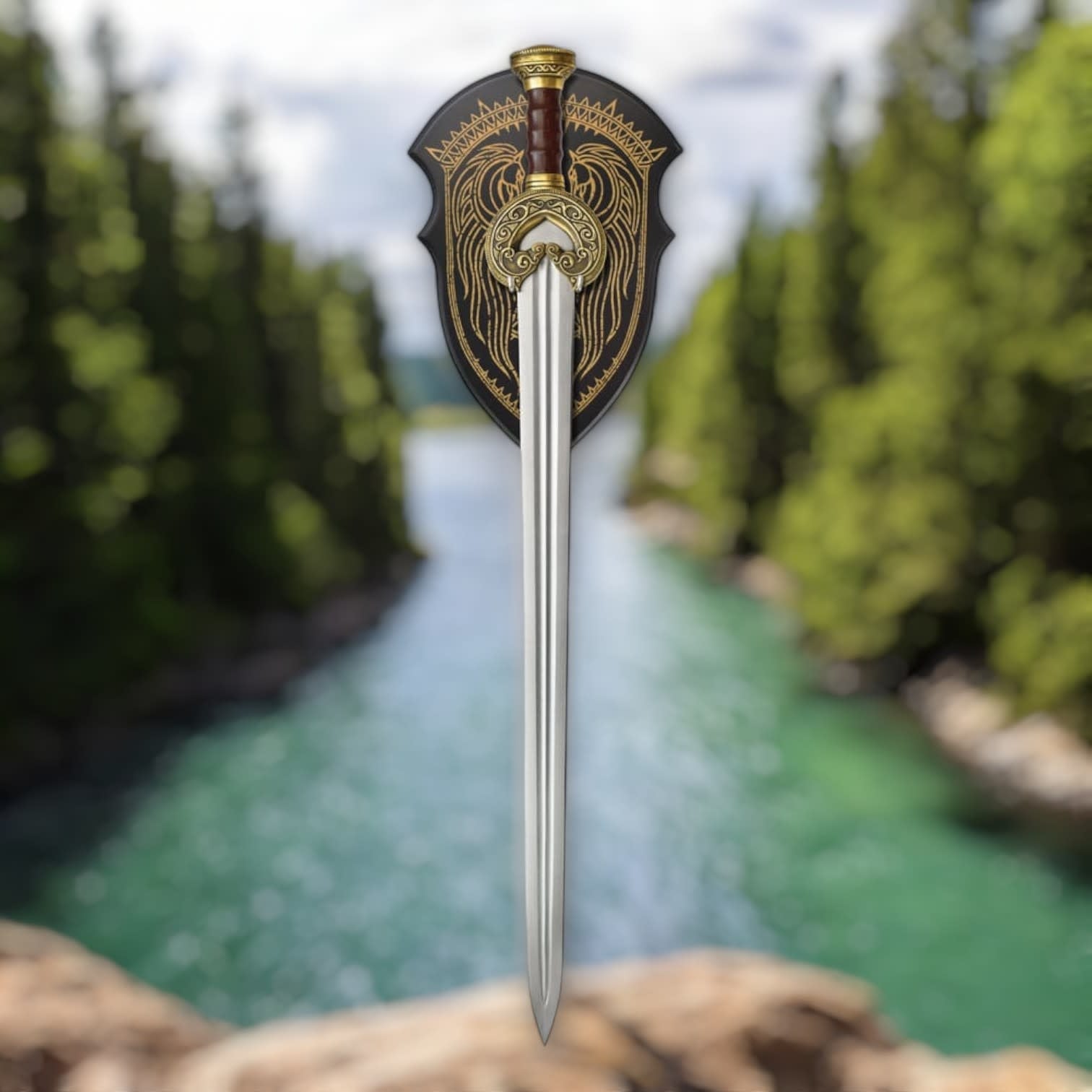 LOTR Replica 1/1 Herugrim Sword (Battle Forged Edition) 107 cm - Fans Geek Store