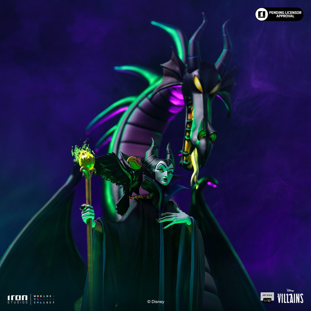 Maleficent 1:10 schaal beeld Iron Studios handgeschilderd gelimiteerde Disney - Fans Geek Storeproduct_typeIron Studios