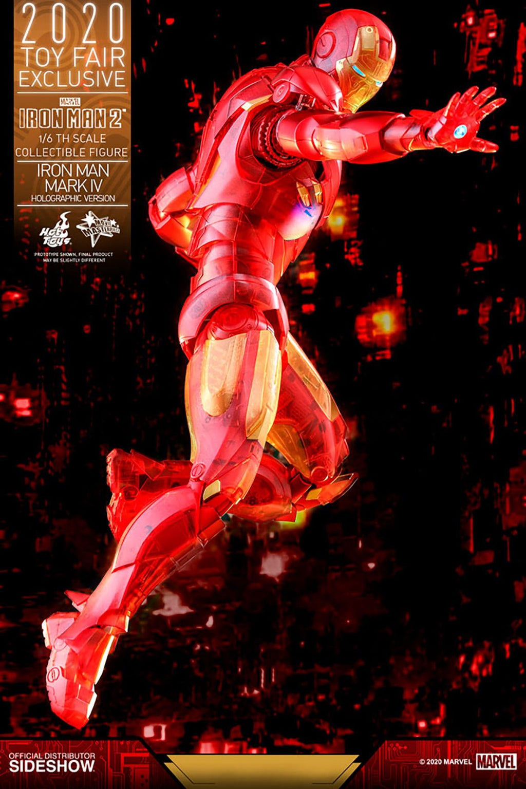 Marvel: Iron Man 2 - Exclusive Iron Man Mark IV Holographic Version 1:6 Scale Figure - Fans Geek Store