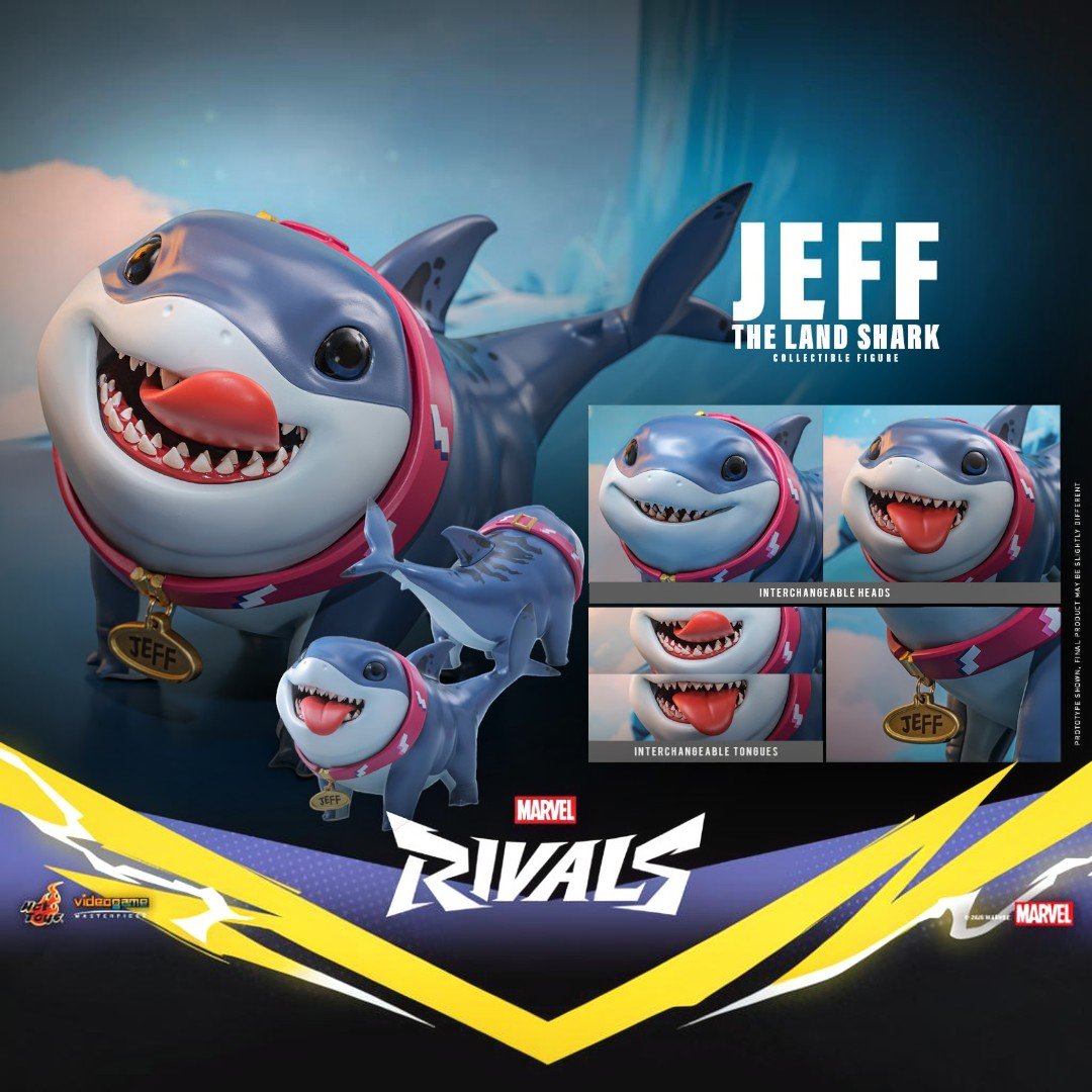 Marvel Rivals Videogame Masterpiece Series Action Figure Jeff the Land Shark 11 cm - Fans Geek Storeproduct_typeHot Toys