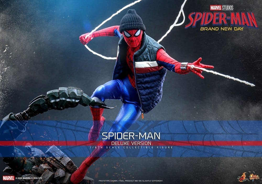 Marvel Spider-Man: Brand New Day - Spider-Man Deluxe 1/6 Actiefiguur 29 cm - Fans Geek Storeproduct_typeHot Toys