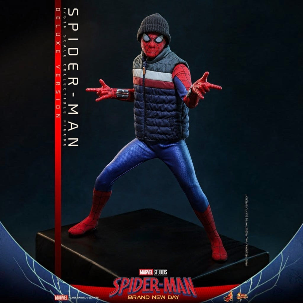 Marvel Spider-Man: Brand New Day - Spider-Man Deluxe 1/6 Actiefiguur 29 cm - Fans Geek Storeproduct_typeHot Toys