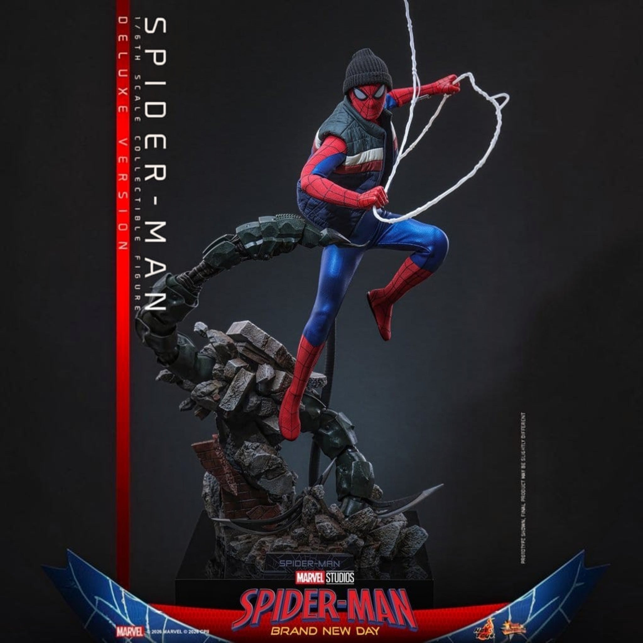 Marvel Spider-Man: Brand New Day - Spider-Man Deluxe 1/6 Actiefiguur 29 cm - Fans Geek Storeproduct_typeHot Toys