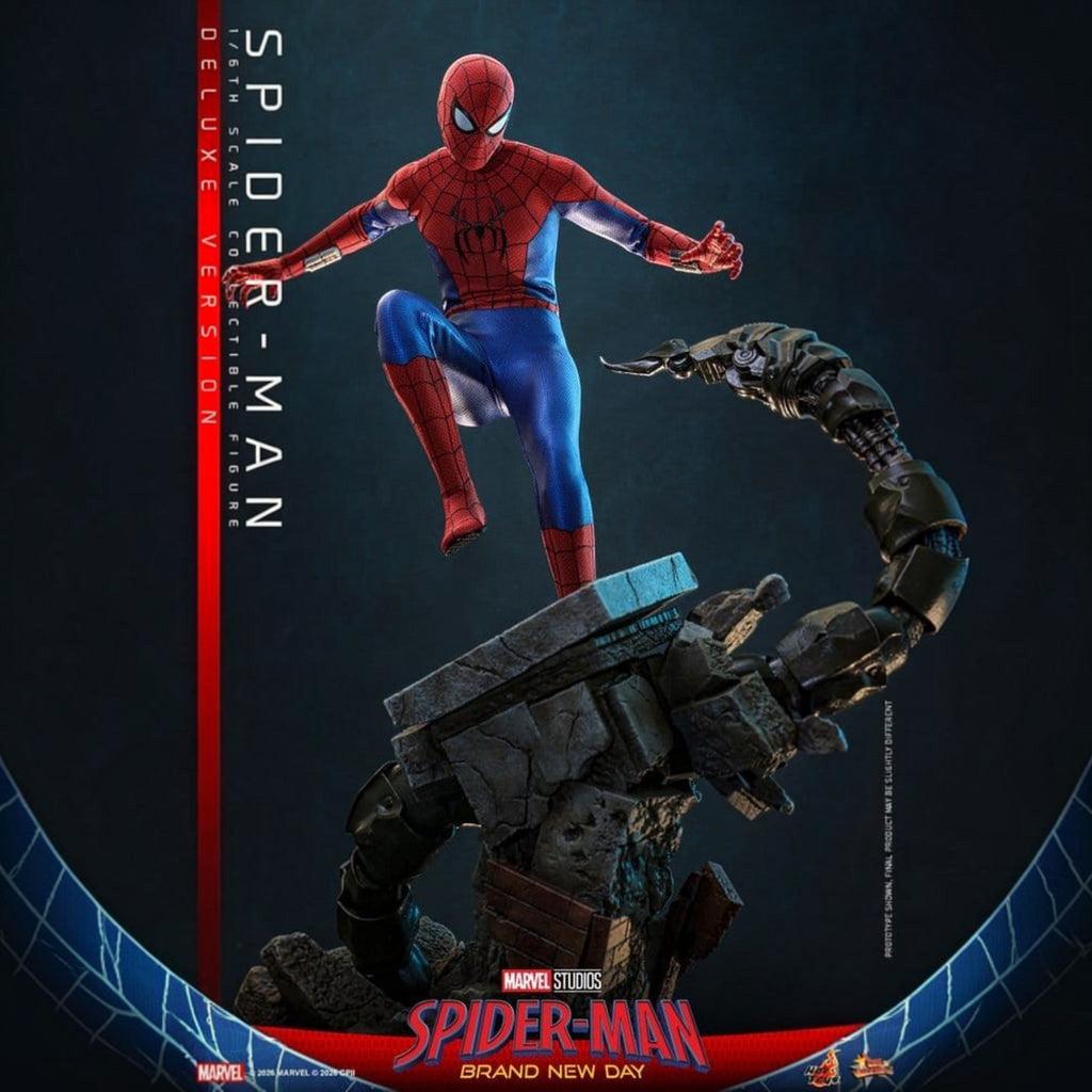 Marvel Spider-Man: Brand New Day - Spider-Man Deluxe 1/6 Actiefiguur 29 cm - Fans Geek Storeproduct_typeHot Toys