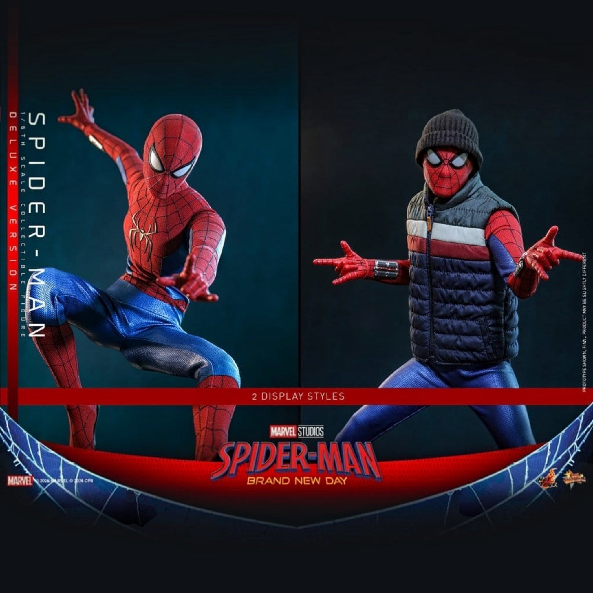 Marvel Spider-Man: Brand New Day - Spider-Man Deluxe 1/6 Actiefiguur 29 cm - Fans Geek Storeproduct_typeHot Toys