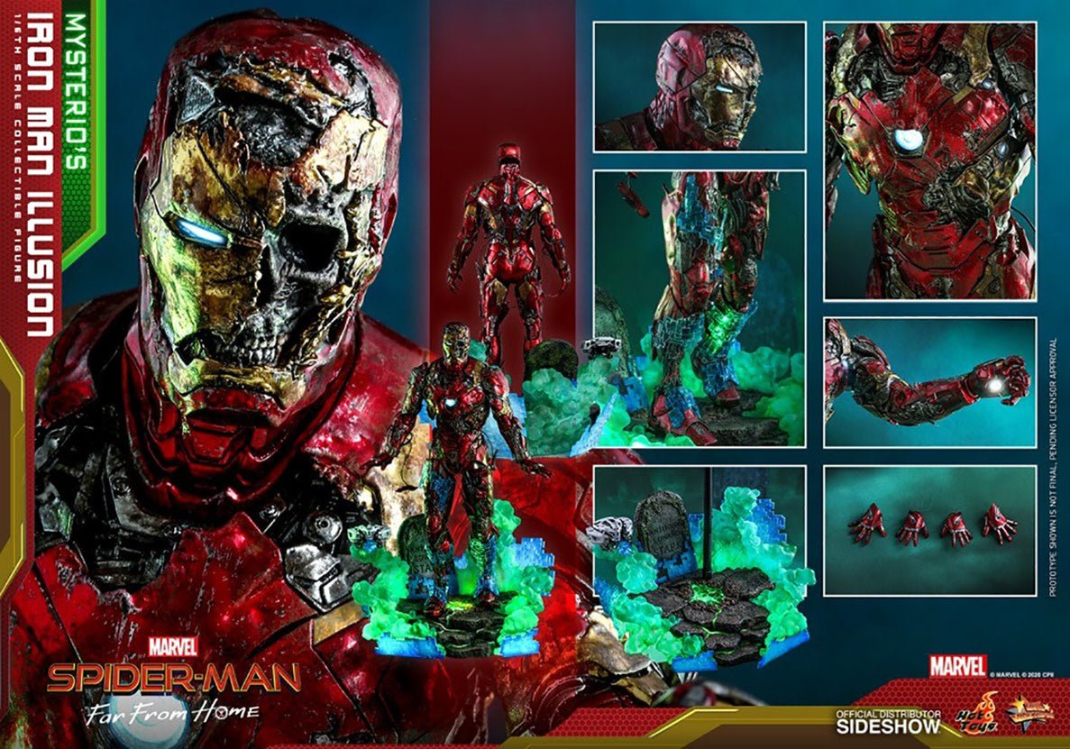 Marvel: Spider - Man Far from Home - Mysterio's Iron Man Illusion 1:6 Scale Figure - Fans Geek Store