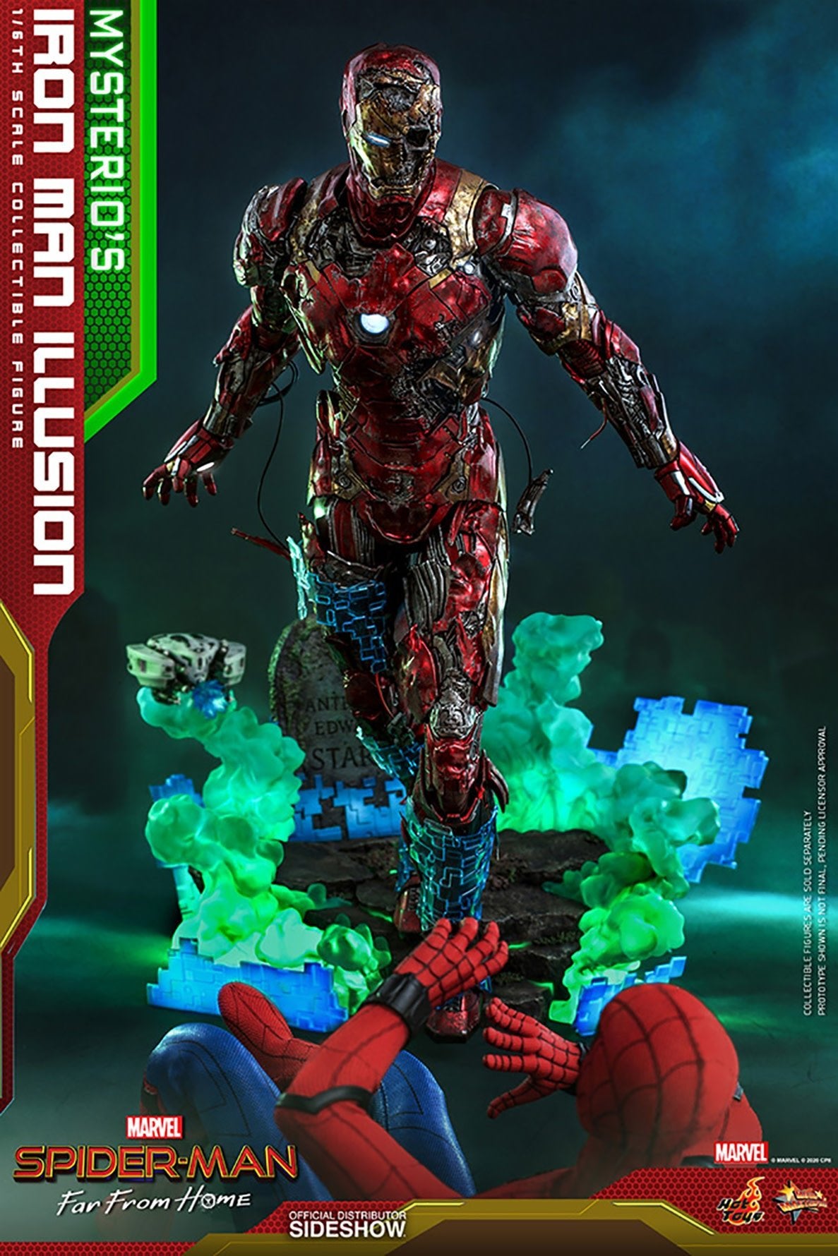 Marvel: Spider - Man Far from Home - Mysterio's Iron Man Illusion 1:6 Scale Figure - Fans Geek Store