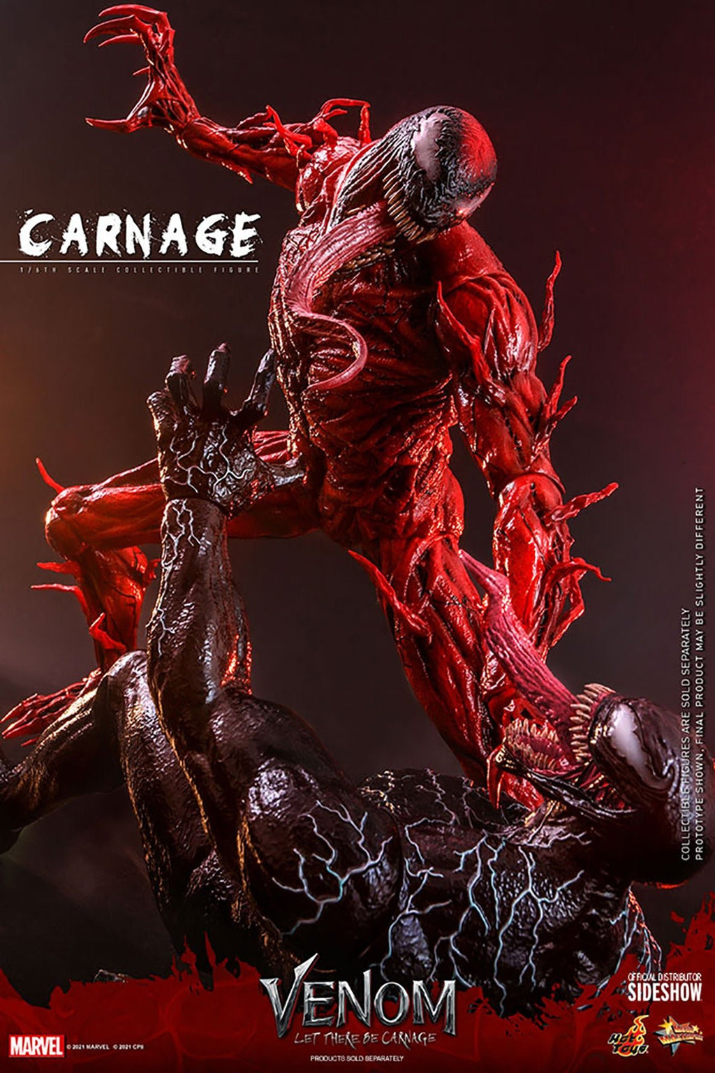 Marvel: Venom Let There Be Carnage - Deluxe Carnage 1:6 Scale Figure - Fans Geek Store