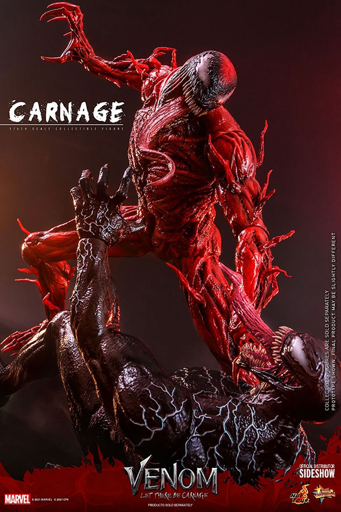 Marvel: Venom Let There Be Carnage - Deluxe Carnage 1:6 Scale Figure - Fans Geek Store