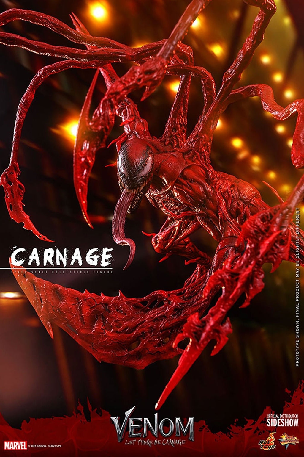Marvel: Venom Let There Be Carnage - Deluxe Carnage 1:6 Scale Figure - Fans Geek Store