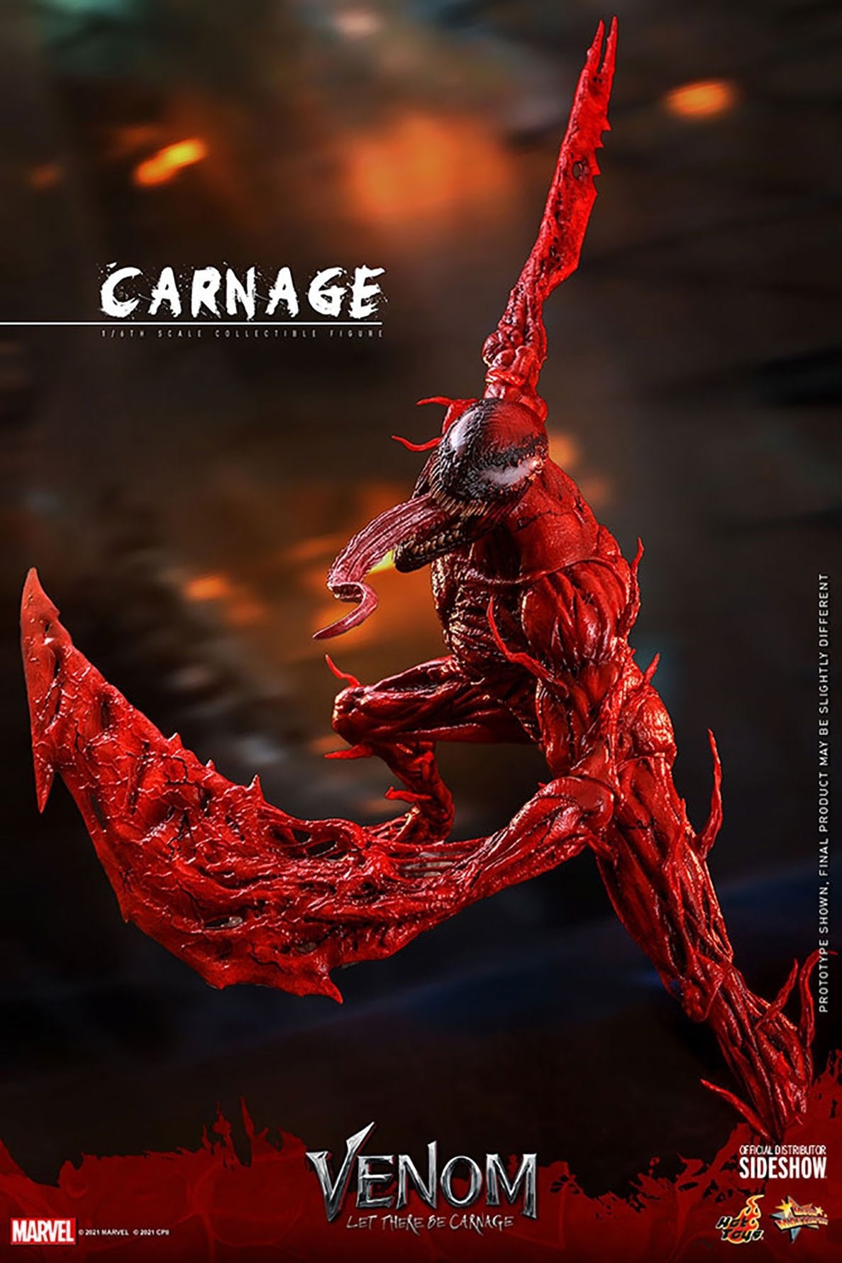 Marvel: Venom Let There Be Carnage - Deluxe Carnage 1:6 Scale Figure - Fans Geek Store