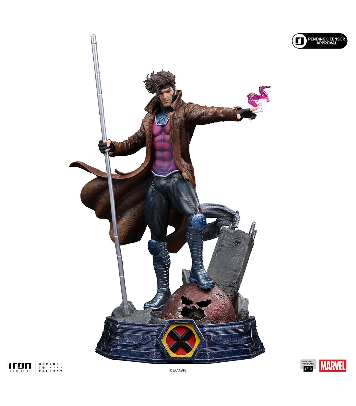 Marvel X-Men Gambit Unleashed standbeeld 35,7 cm - Fans Geek Storeproduct_type#Iron Studios
