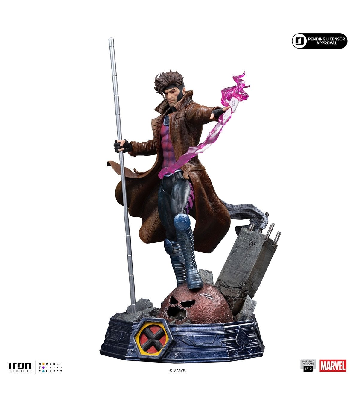 Marvel X-Men Gambit Unleashed standbeeld 35,7 cm - Fans Geek Storeproduct_type#Iron Studios