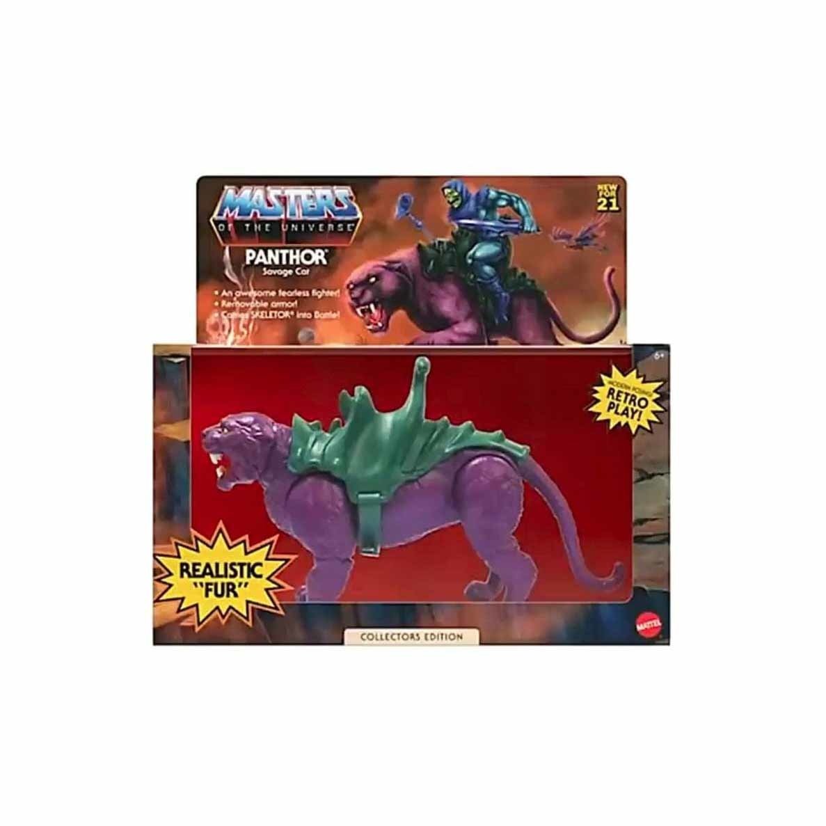 Masters of the Universe Origins: Panthor Flocked Collector's Edition 14 cm Action Figure - Fans Geek Store