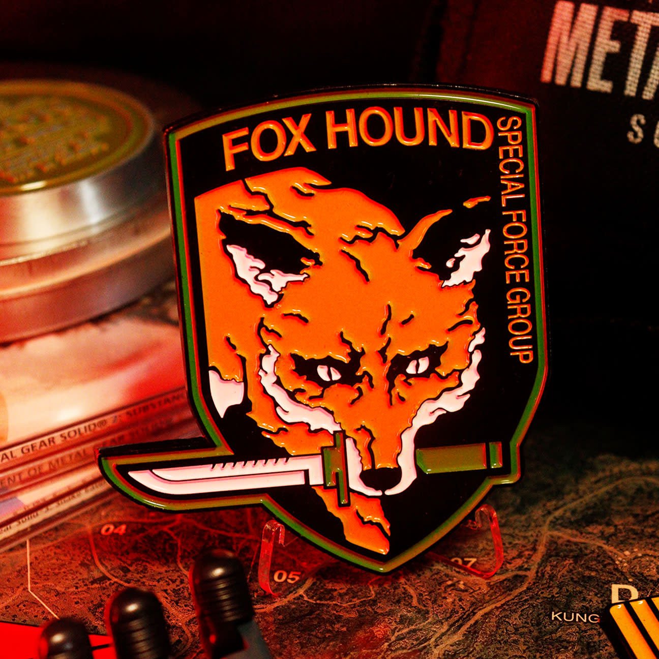Metal Gear Solid FOXHOUND Insignia Limited Edition Ingot - Fans Geek Store