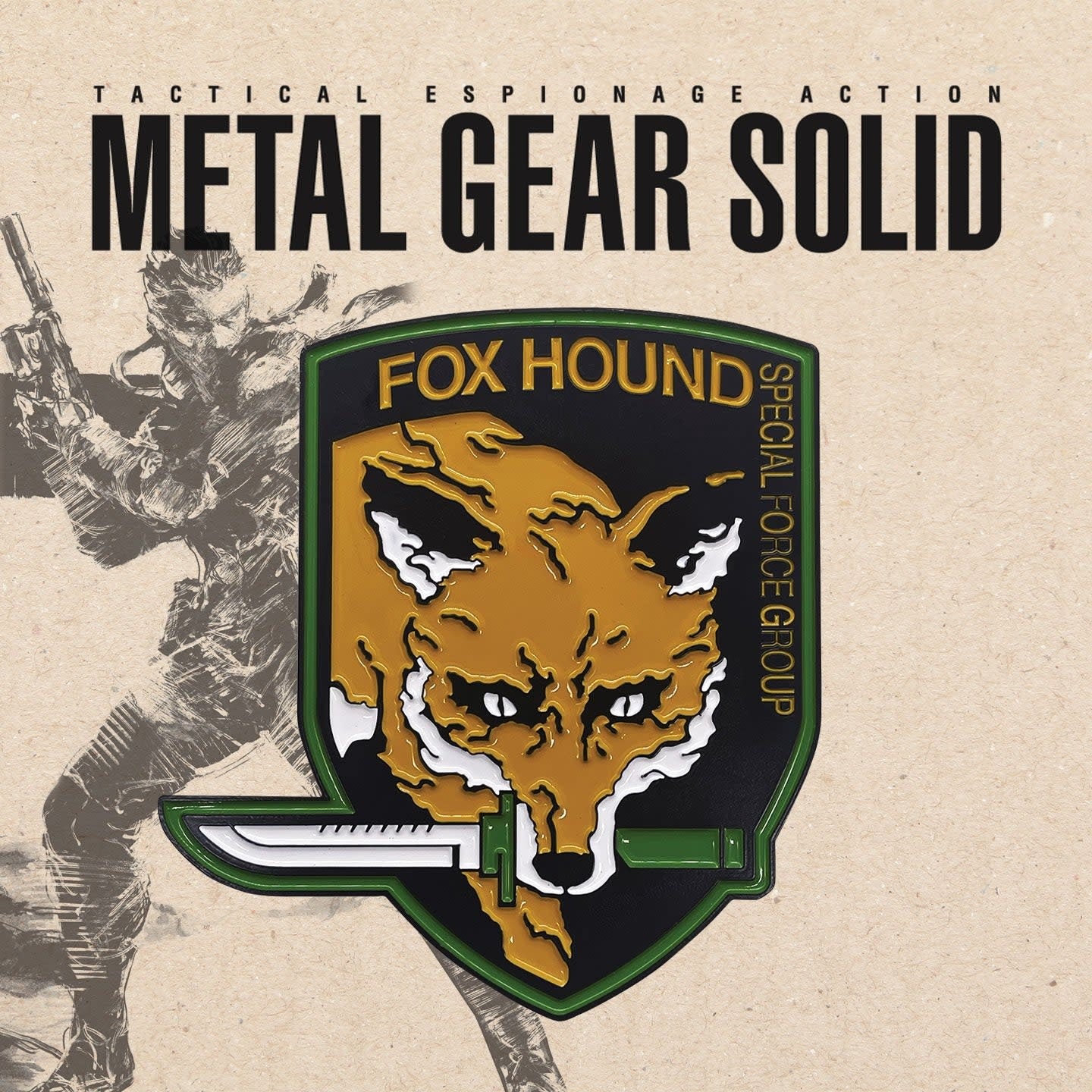 Metal Gear Solid FOXHOUND Insignia Limited Edition Ingot - Fans Geek Store