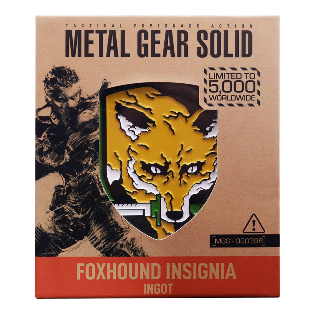 Metal Gear Solid FOXHOUND Insignia Limited Edition Ingot - Fans Geek Store