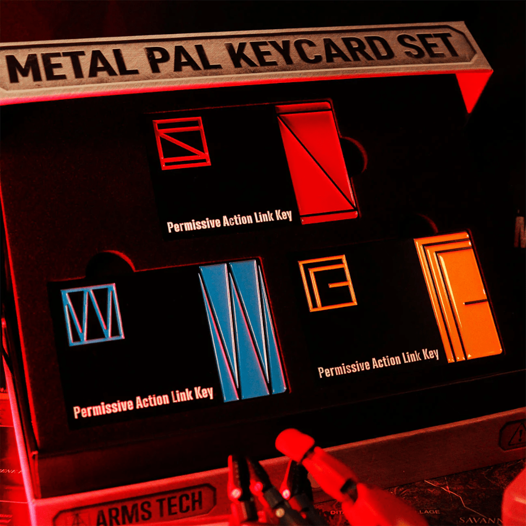 Metal Gear Solid Limited Edition Set of 3 key cards - Fans Geek Store