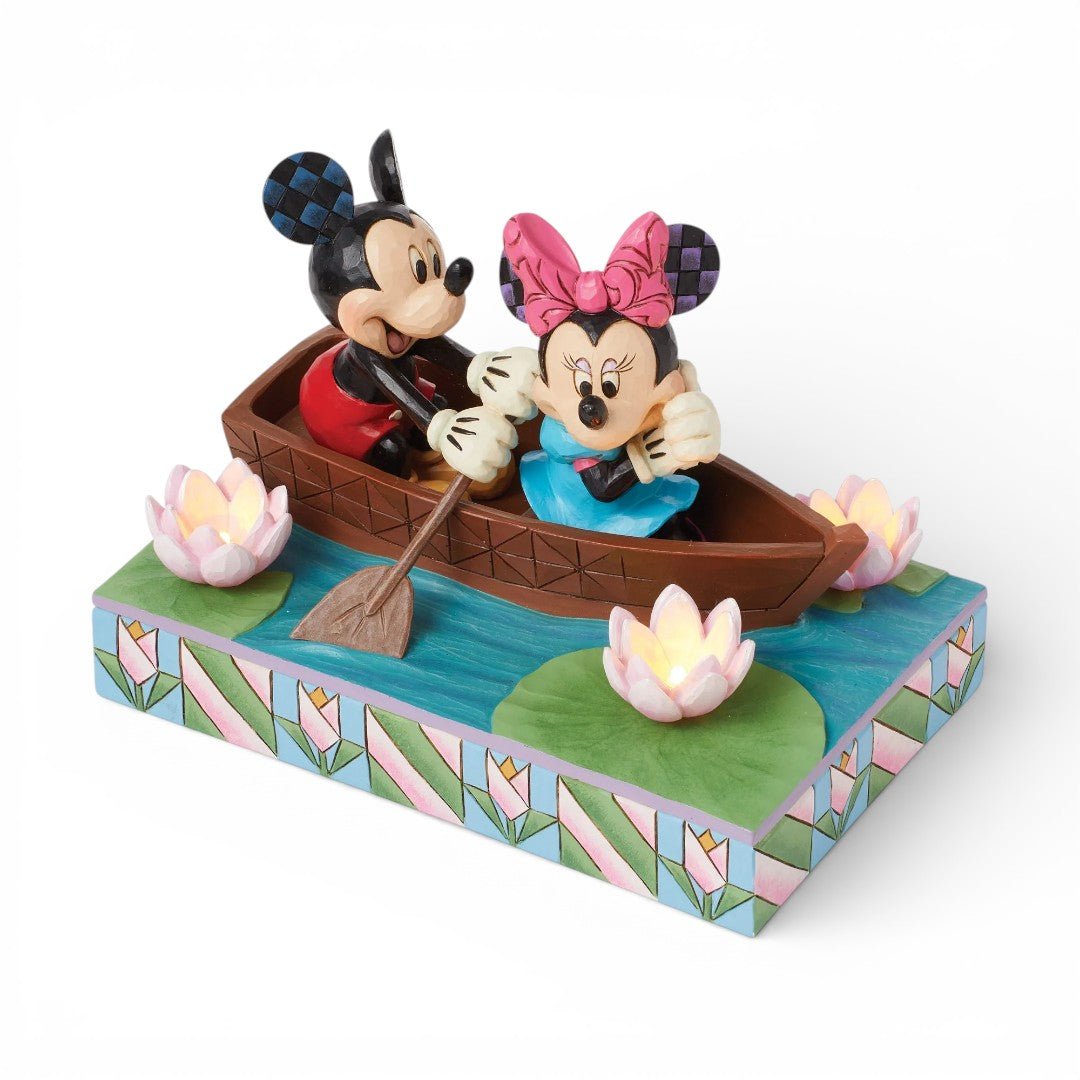 Mickey & Minnie Rowboat Light - up Figurine - Disney Tradition - Fans Geek Storeproduct_typeFans Geek Store