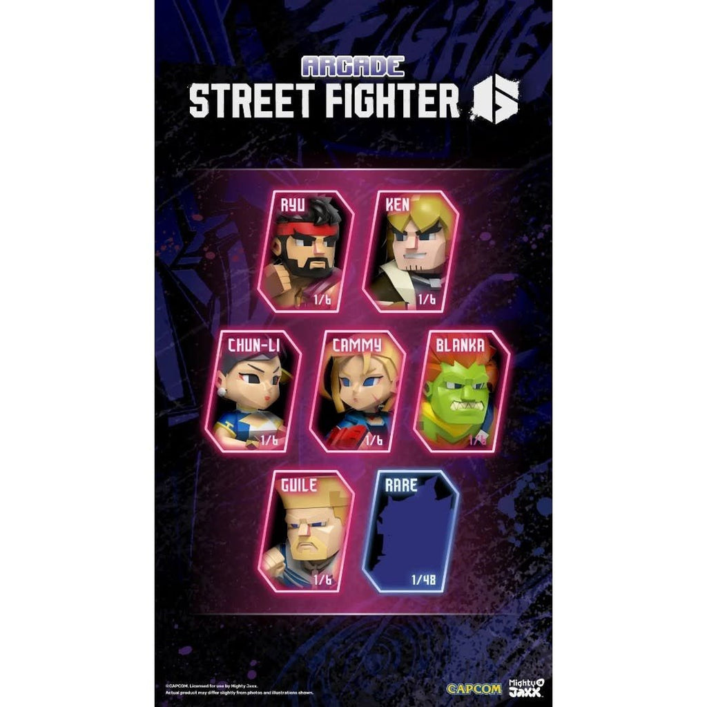 MIGHTY JAXX - Arcade: Capcom Street Fighter Series - BlindBox - Fans Geek Store
