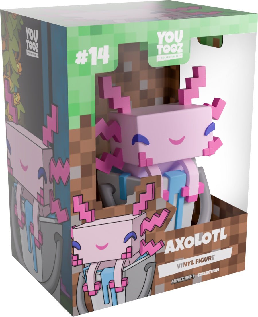 Minecraft Axolotl Vinyl Figure 9,9 cm - Fans Geek Storeproduct_typeYoutooz Collectibles