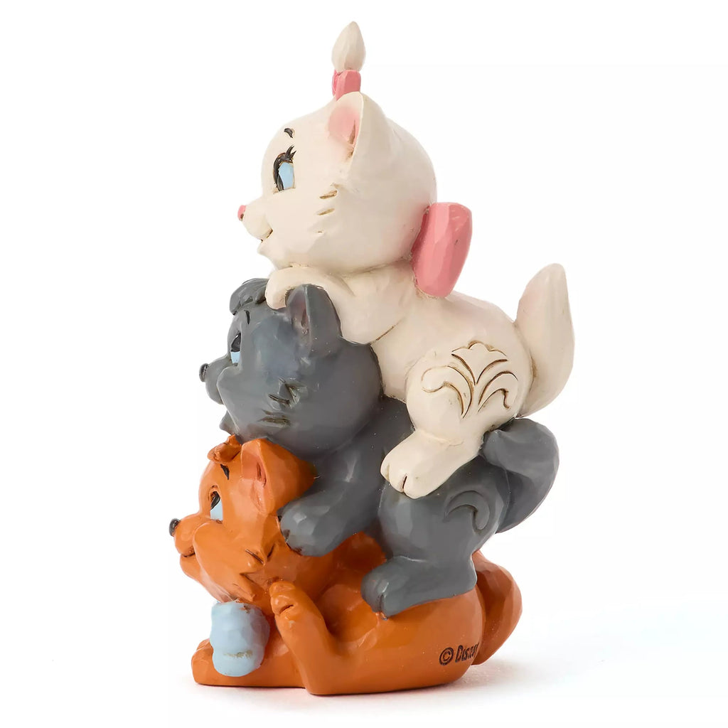 Mini beeldje Aristocats gestapeld Disney Traditions van Jim Shore - Fans Geek Storeproduct_typeDisney Traditions by Jim Shore