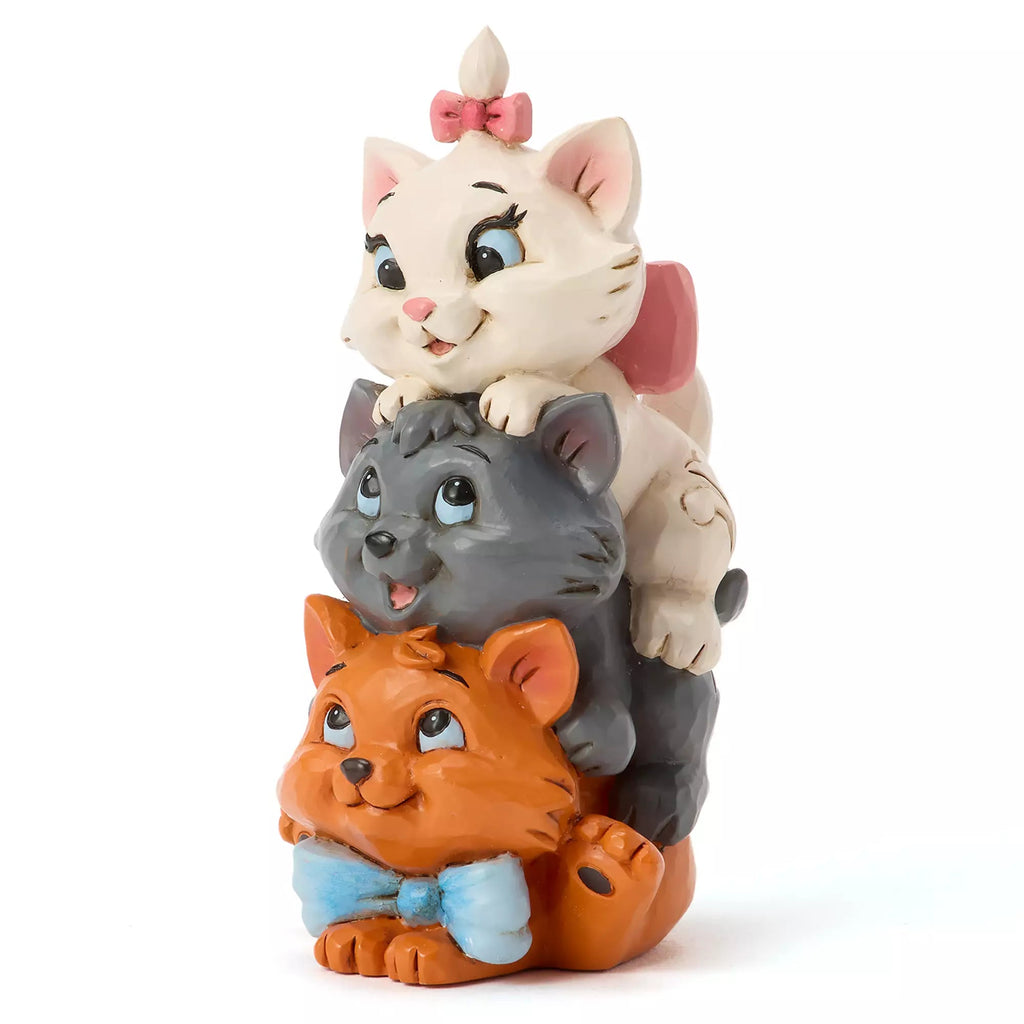 Mini beeldje Aristocats gestapeld Disney Traditions van Jim Shore - Fans Geek Storeproduct_typeDisney Traditions by Jim Shore