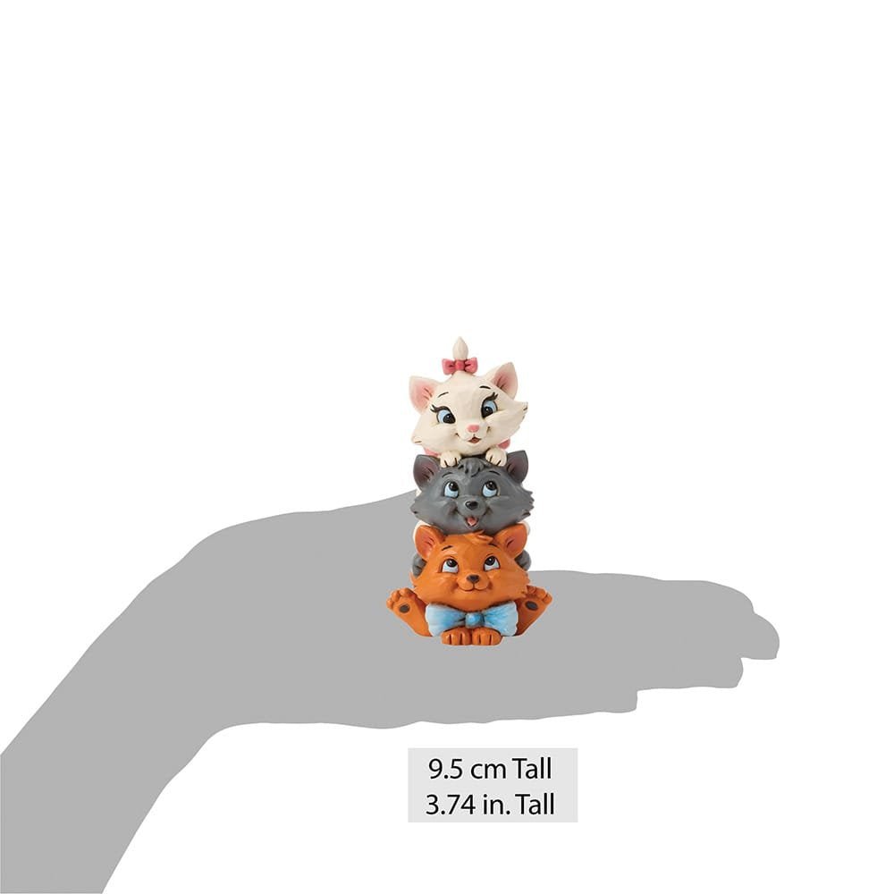 Mini beeldje Aristocats gestapeld Disney Traditions van Jim Shore - Fans Geek Storeproduct_typeDisney Traditions by Jim Shore