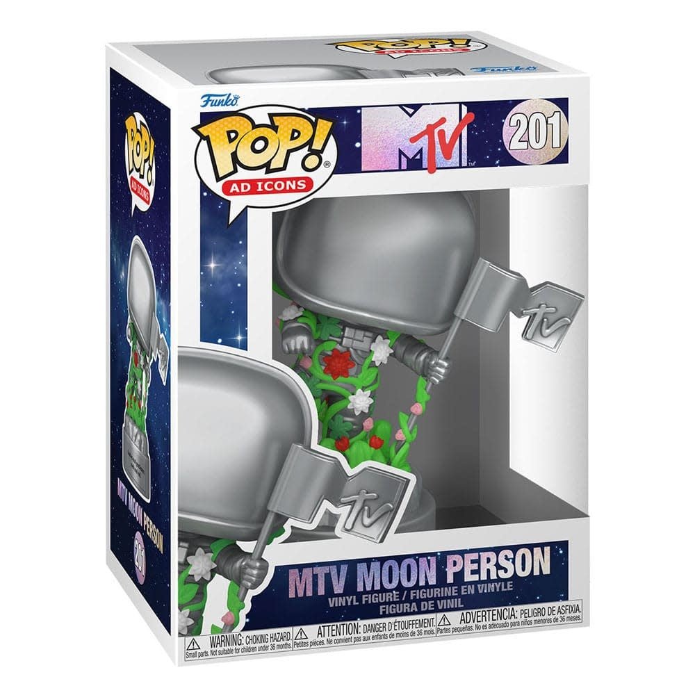 MTV 40th Pop! Ad Icons Vinyl Figure Moon Person 9 cm - Fans Geek Store