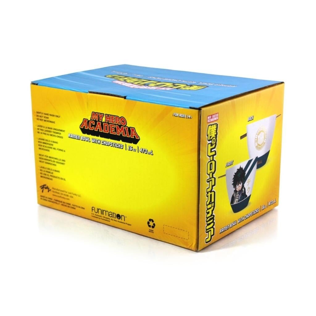 My Hero Academia Ramen Bowl with Chopsticks Izuku Midoriya 473 ml - Fans Geek Storeproduct_typeMy Hero Academia