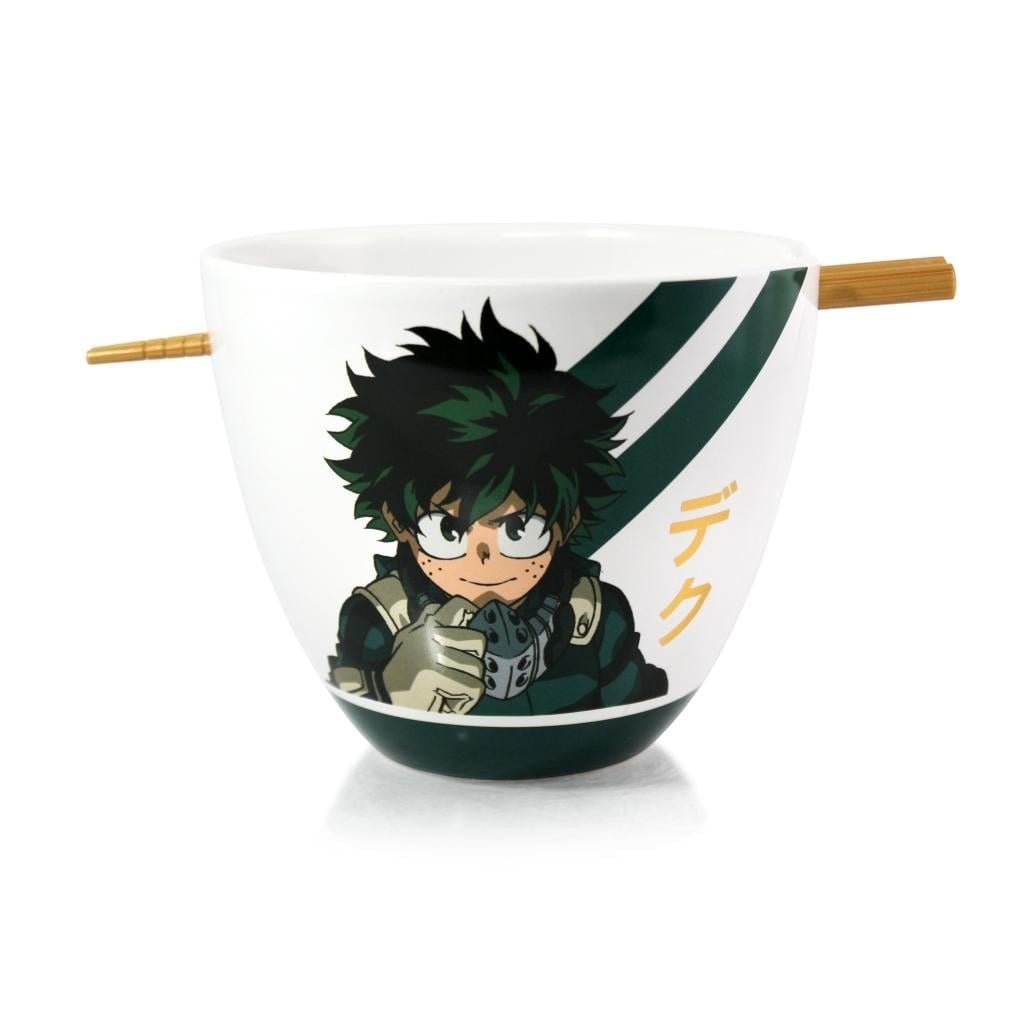 My Hero Academia Ramen Bowl with Chopsticks Izuku Midoriya 473 ml - Fans Geek Storeproduct_typeMy Hero Academia
