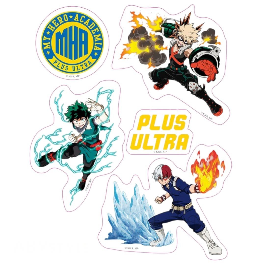 MY HERO ACADEMIA - Stickers - 16x11cm/ 2 sheets - Heroes Villains - Fans Geek Store