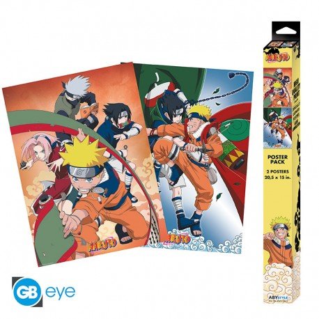 NARUTO Chibi Posters Team 7 | Set van 2 | 52x38cm | GB Eye - Fans Geek Storeproduct_typeGB eye