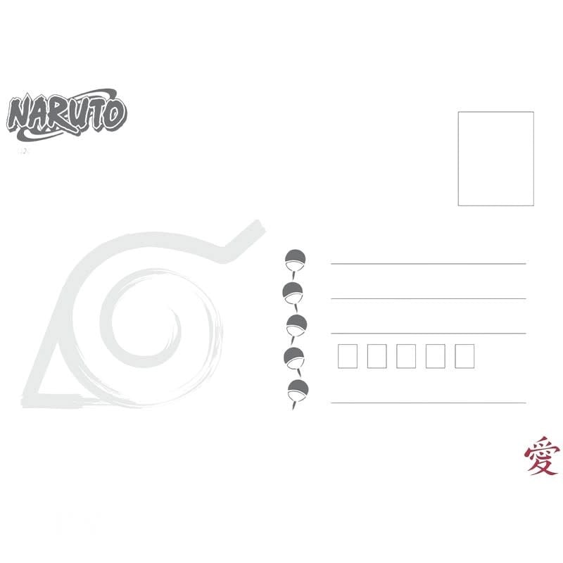 NARUTO - Postcards - Set 1 x5 (14,8x10,5) - Fans Geek Store