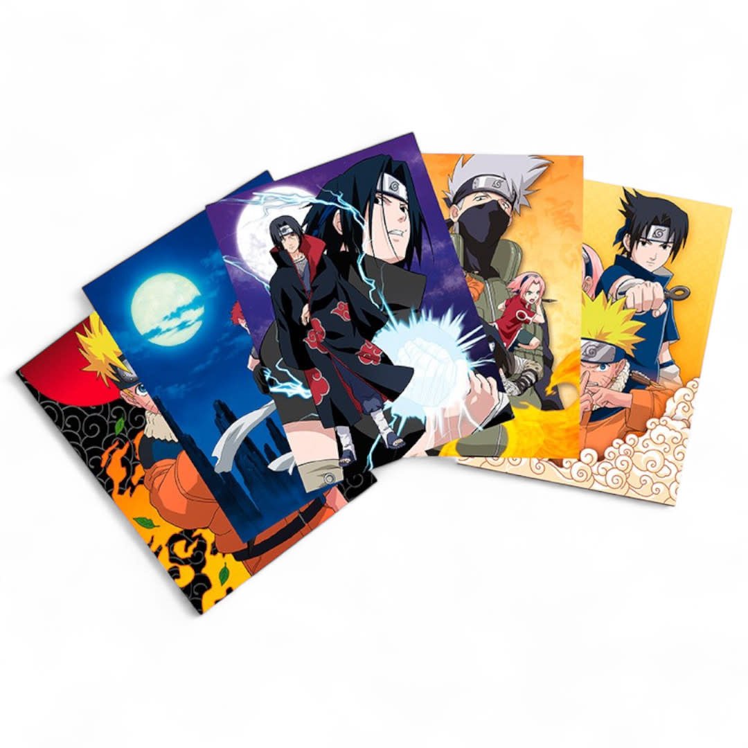 NARUTO - Postcards - Set 1 x5 (14,8x10,5) - Fans Geek Store