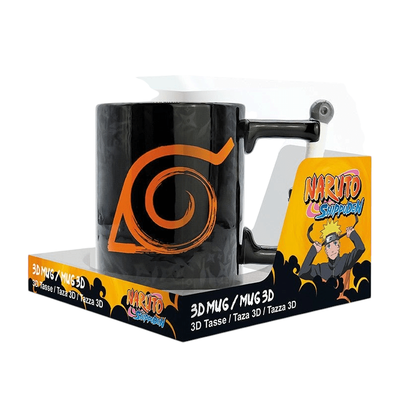 Naruto Shippuden 3D-mok – Konoha met kunai-handvat - Fans Geek Storeproduct_type#ABYstyle