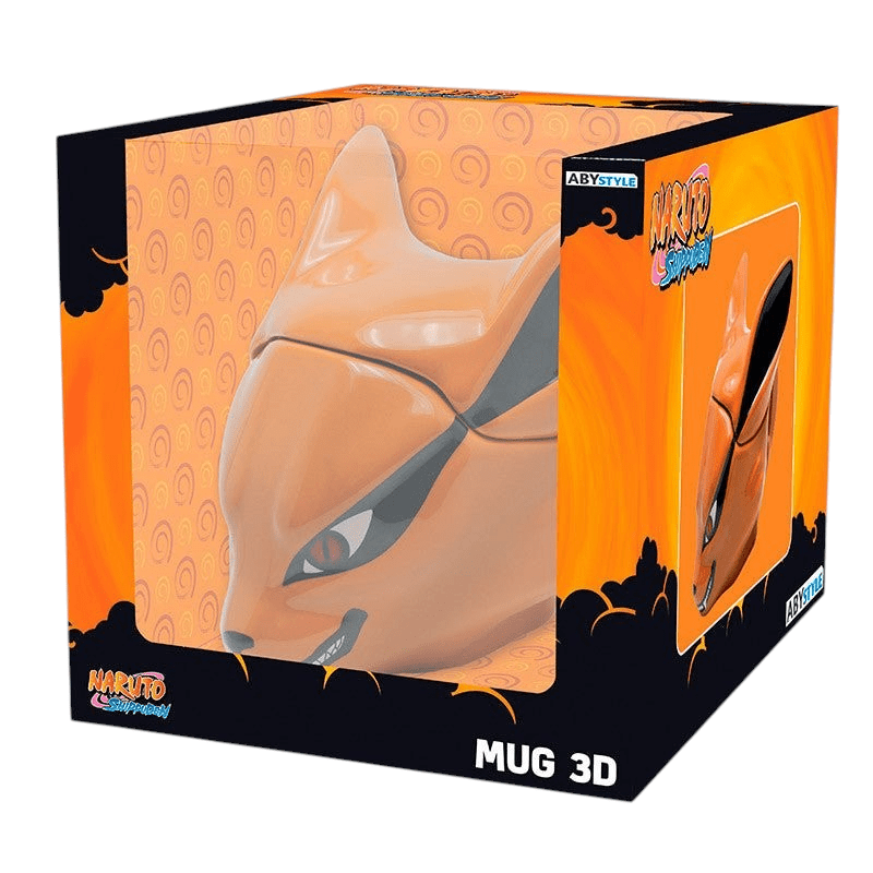 Naruto Shippuden 3D-mok met deksel – Kyubi – 400 ml - Fans Geek Storeproduct_type#ABYstyle