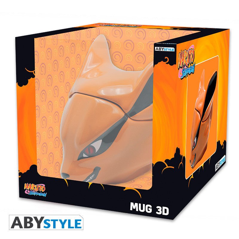 Naruto Shippuden 3D-mok met deksel – Kyubi – 400 ml - Fans Geek Storeproduct_type#ABYstyle