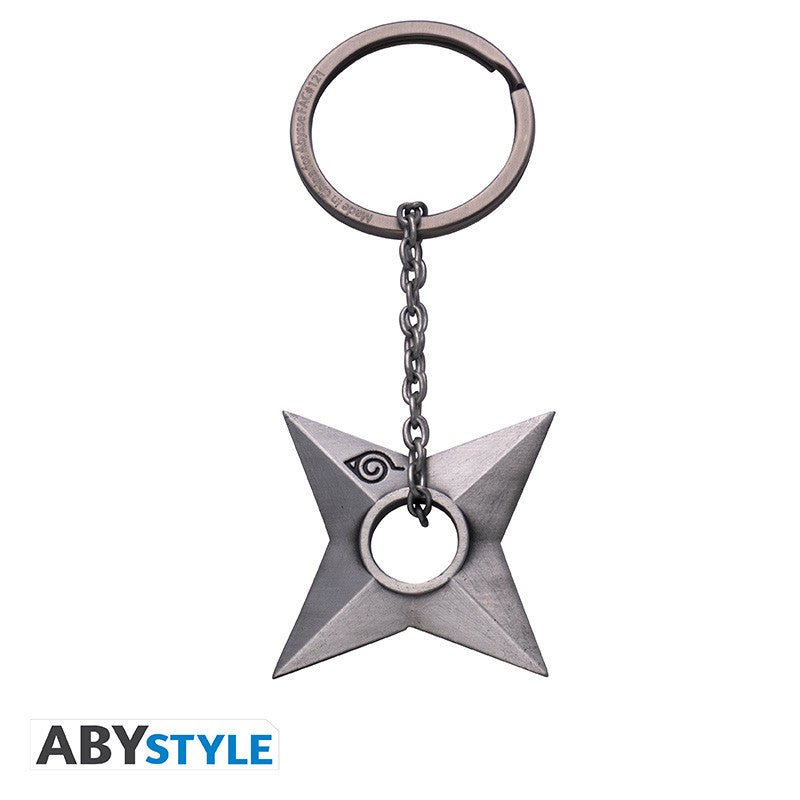 Naruto Shippuden 3D-sleutelhanger – Shuriken Konoha - Fans Geek Storeproduct_type#ABYstyle