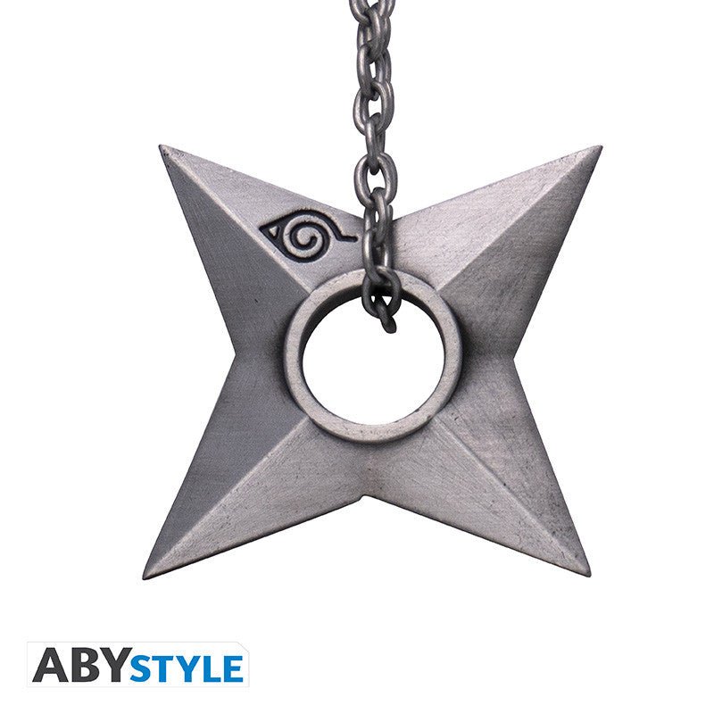 Naruto Shippuden 3D-sleutelhanger – Shuriken Konoha - Fans Geek Storeproduct_type#ABYstyle