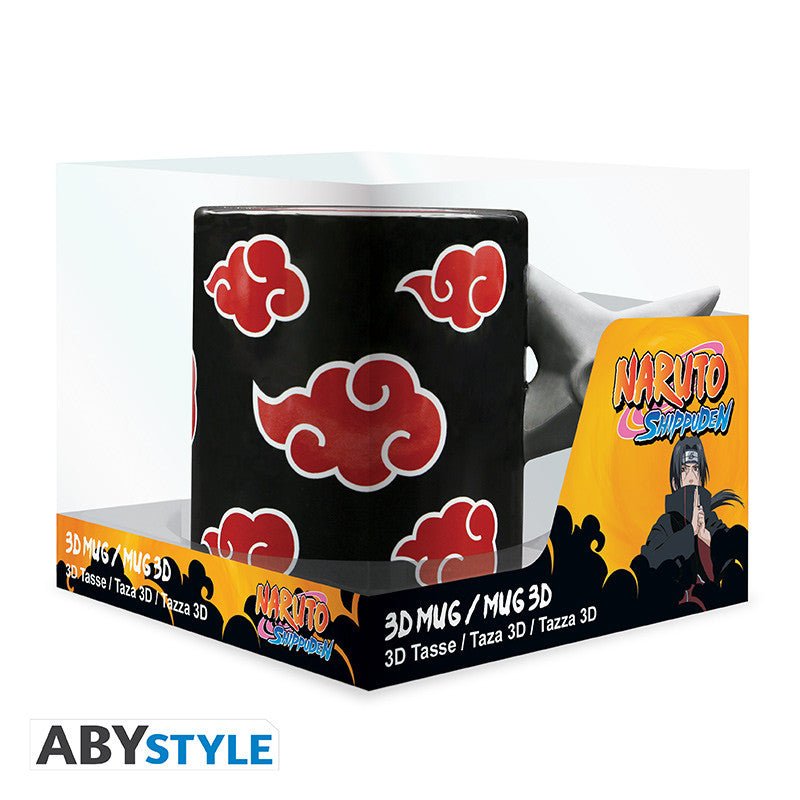 Naruto Shippuden Akatsuki mok met shuriken-handvat 460 ml - Fans Geek Storeproduct_type#ABYstyle