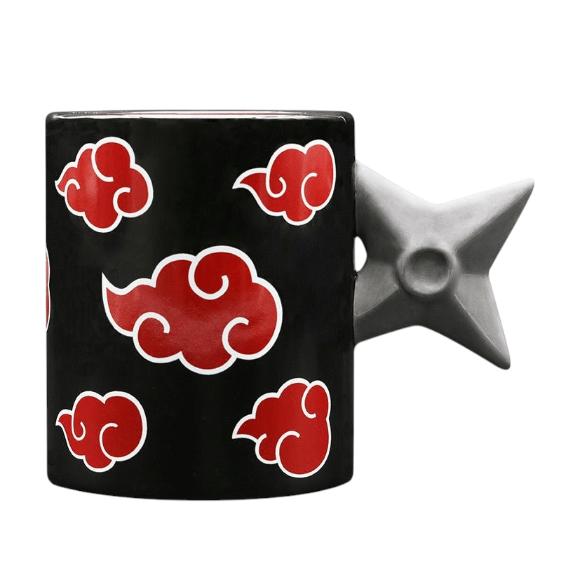 Naruto Shippuden Akatsuki mok met shuriken-handvat 460 ml - Fans Geek Storeproduct_type#ABYstyle