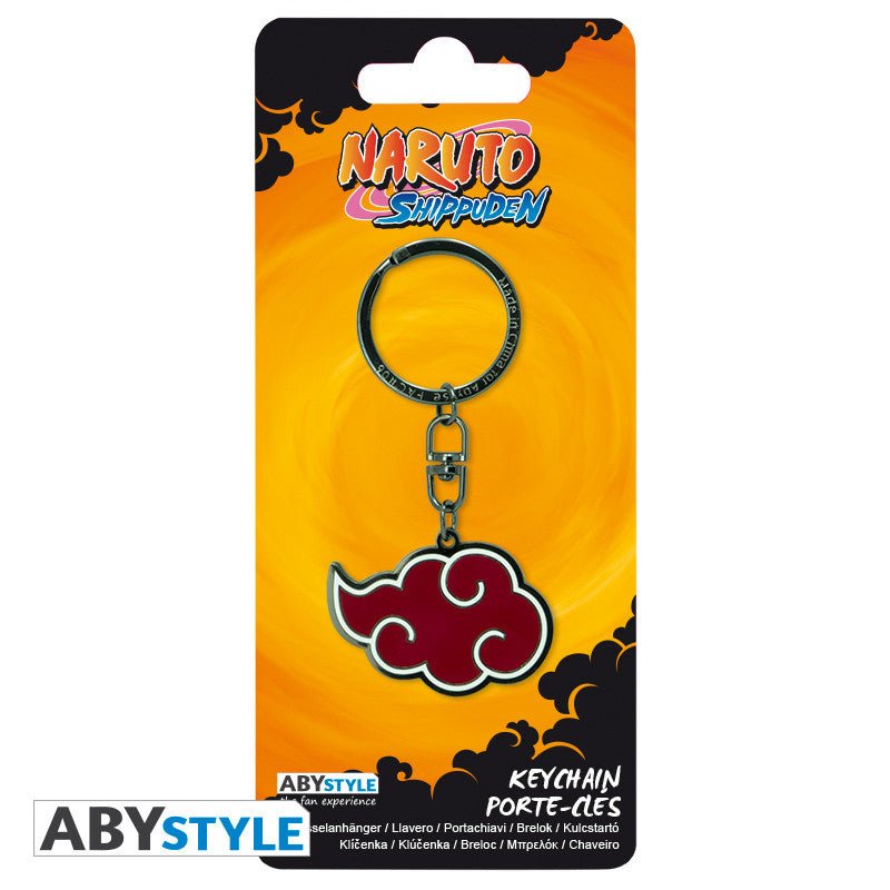 Naruto Shippuden Akatsuki rode wolk metalen sleutelhanger - Fans Geek Storeproduct_type#ABYstyle