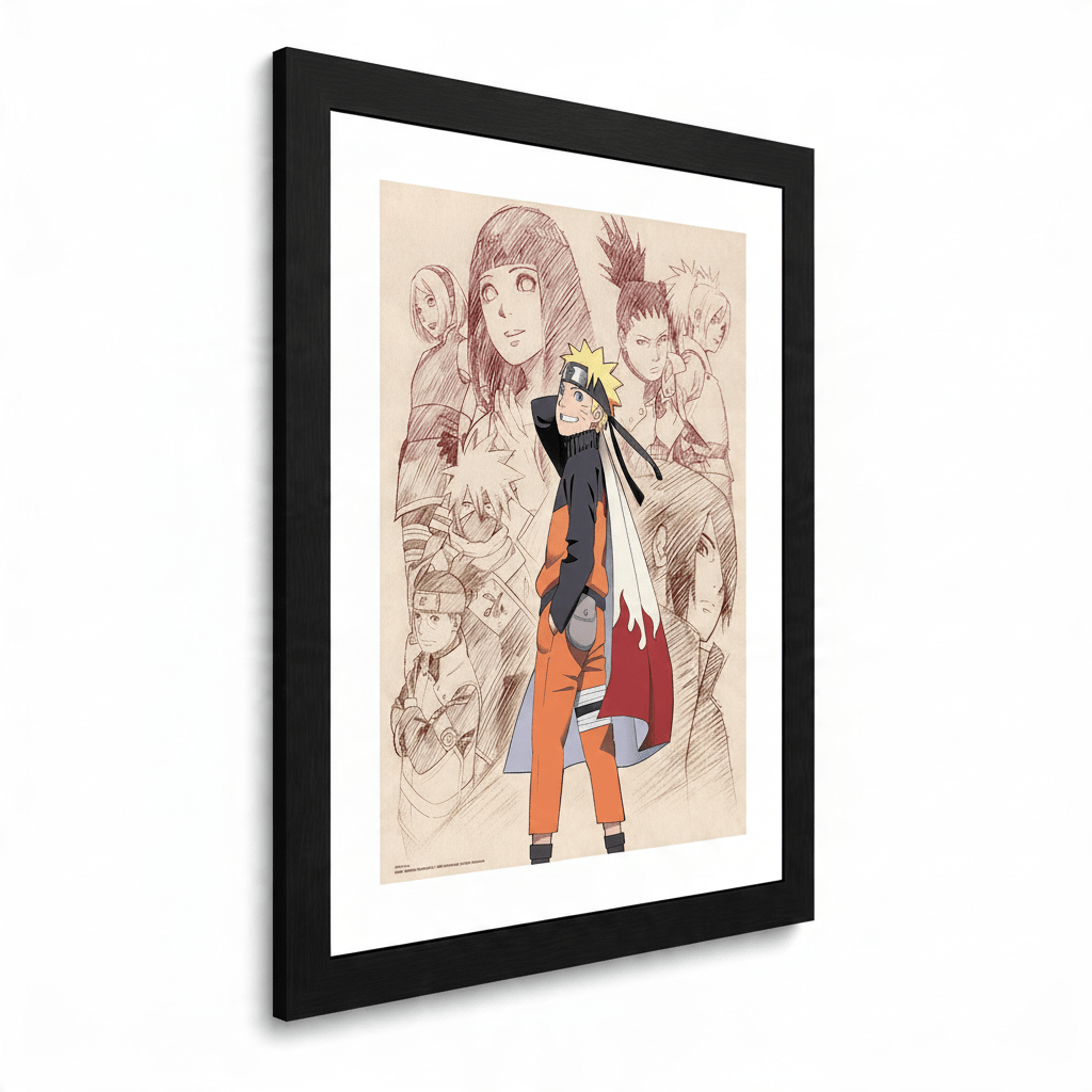 Naruto Shippuden ingelijste poster – Naruto & His Allies - Fans Geek Storeproduct_type#GB Eye