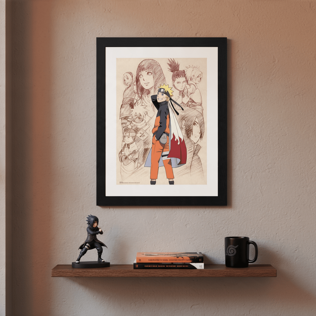 Naruto Shippuden ingelijste poster – Naruto & His Allies - Fans Geek Storeproduct_type#GB Eye